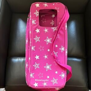 American Girl Pink Star Pattern Doll Carrier